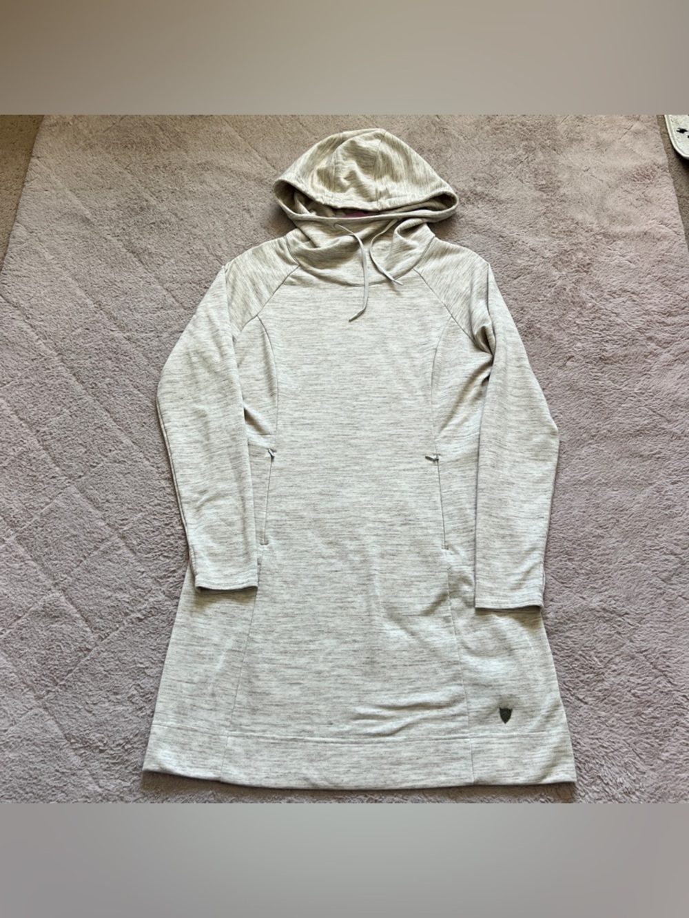 Kuhl‎ Cream Elia Sweater Knit Dress Athleisure Minimalist Outdoor Hiking Size M
